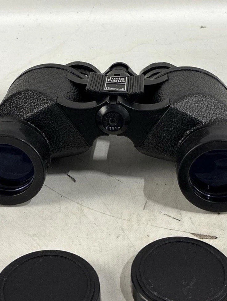 Vintage Bushnell Binoculars Sportview INSTA-FOCUS 7×35 With Case and Strap
