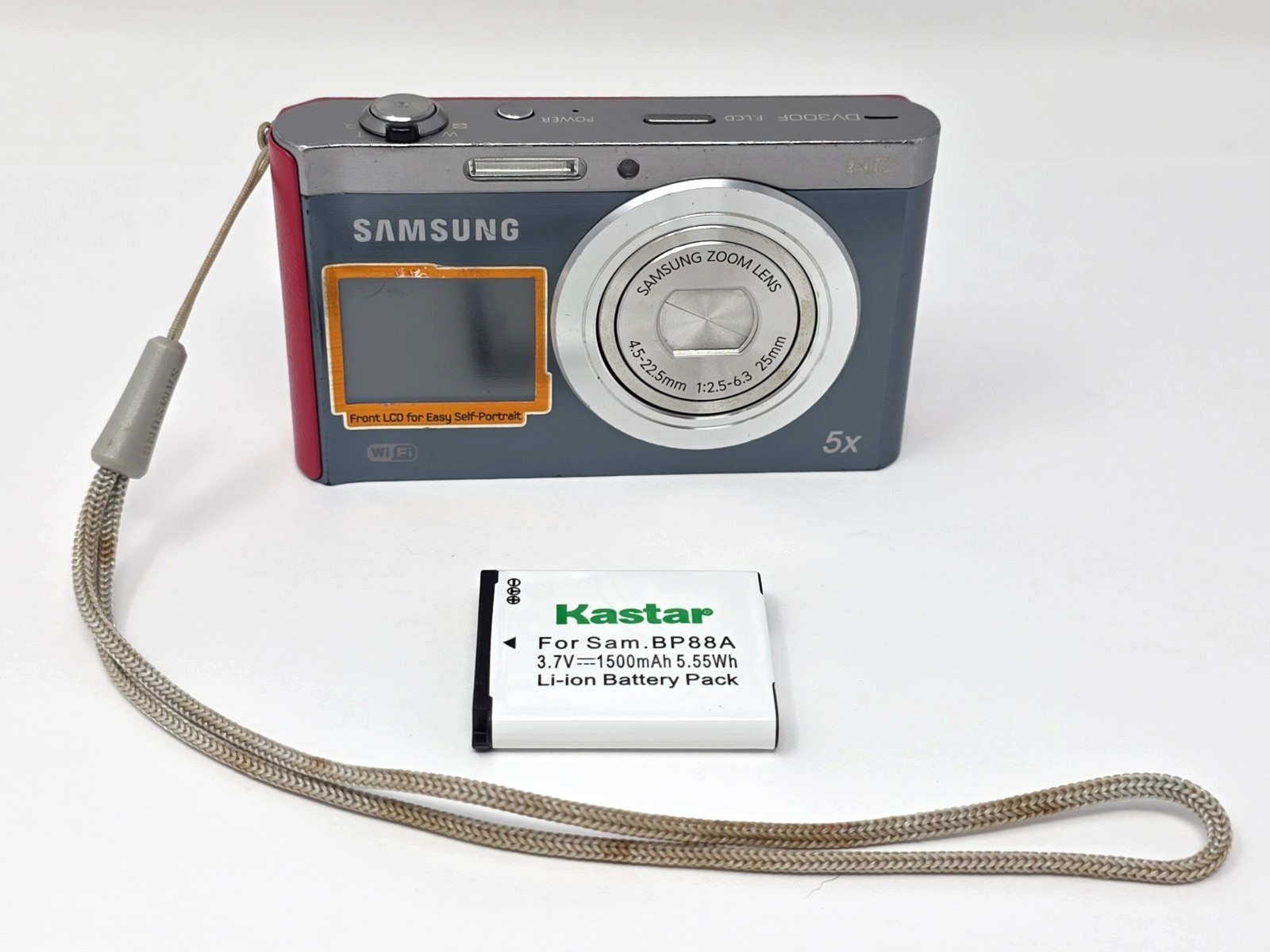 Samsung DV300F 16.1MP Selfie Screen Digital Camera CCD RETRO – WORKS GREAT