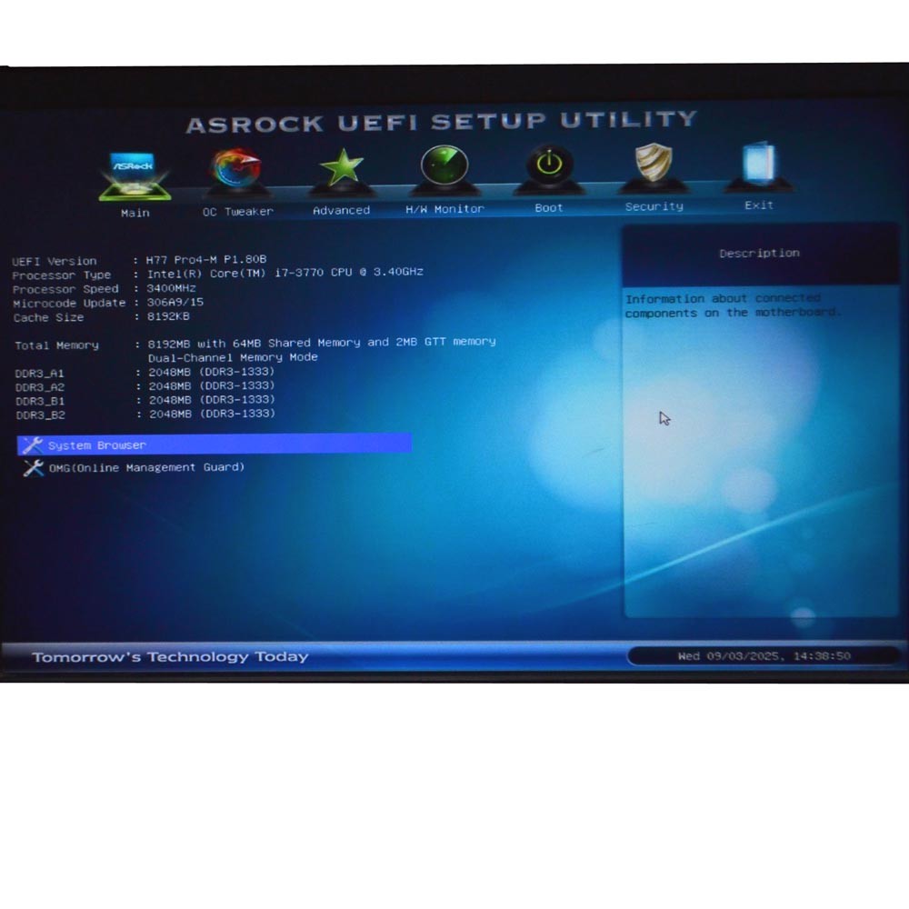 NewTek 3PXD425 3Play Replay Control Center ASRock H77 Pro4-M i7-3770 8GB No HDD