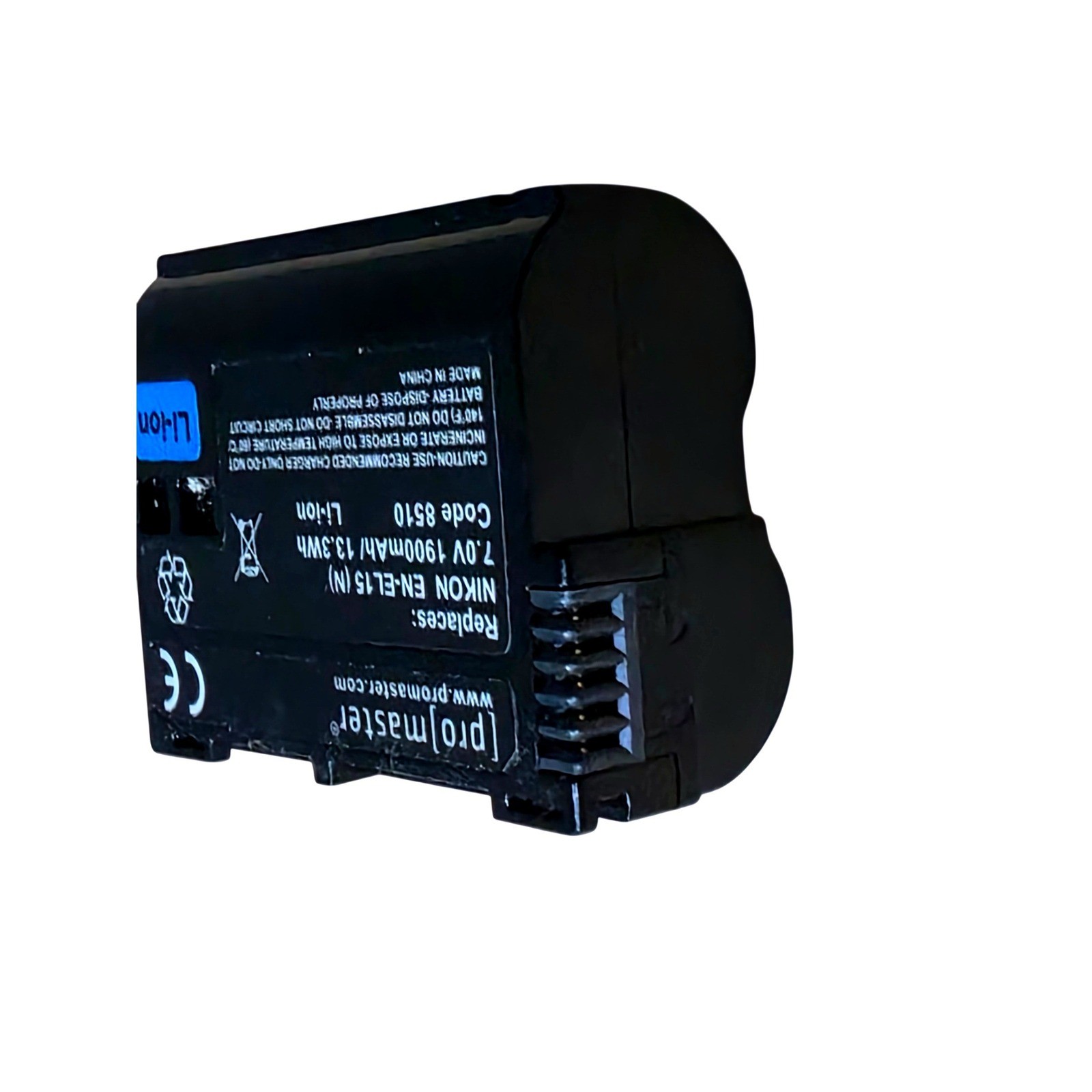 ProMaster 8510 Li-ion Battery ReplaceNikon EN-EL15 (N) 7.0V 1900mAh 13.3Wh Black