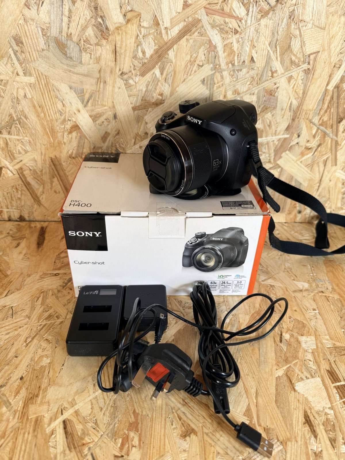 Sony DSC-H400 20.1MP Massive 63x Optical Zoom Plus Lenses