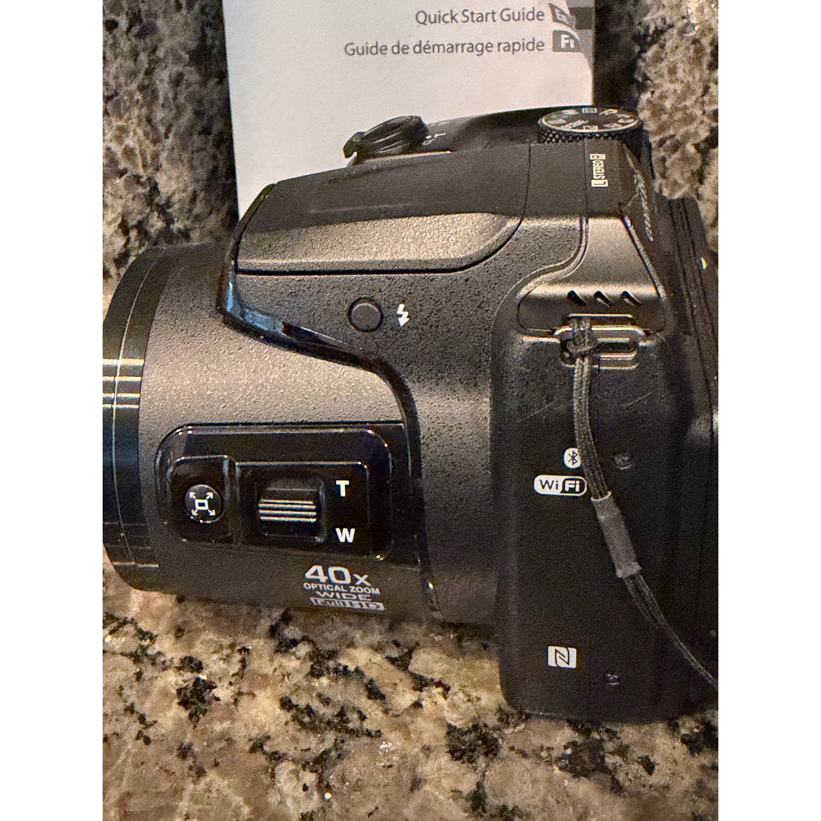 Nikon Coolpix B500 Black Digital Camera 40x Optical Zoom For Parts or Repair