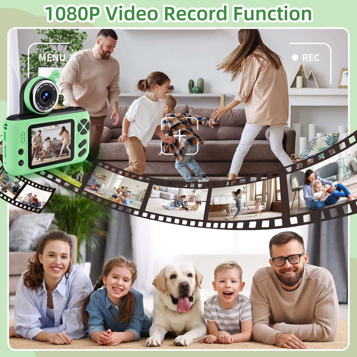 Kids Camera, Birthday Gifts for Boys and Girls Age 3-8,Video Recorder for Kids 8