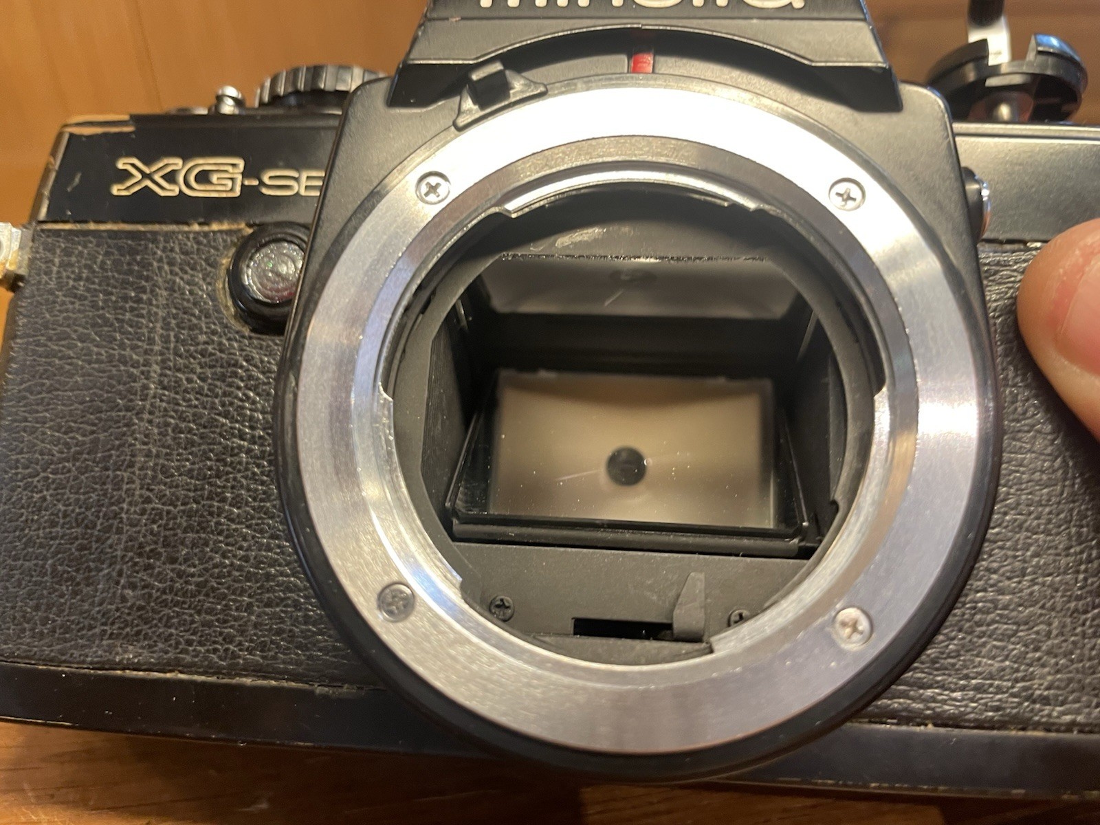 *Rare : Near Mint* Minolta XG-SE Film Camera MC W Rokkor 28mm F/3.5 From Japan