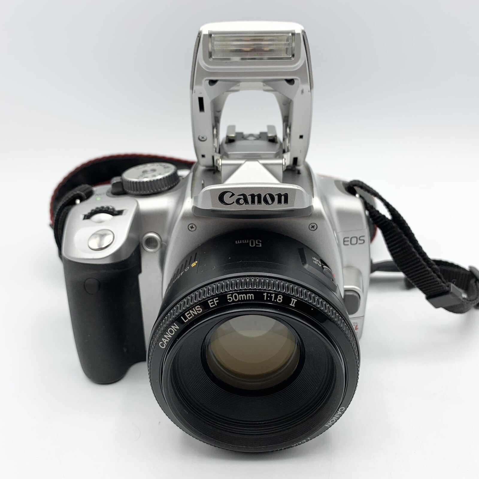 Canon EOS Rebel XTI 10.1MP DSLR Camera EF 50mm Lens Battery CF Card – Tested