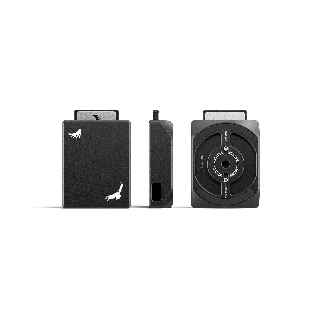 Kondor Blue Recording Module for MagSafe iPhone 15 by Angelbird, Black