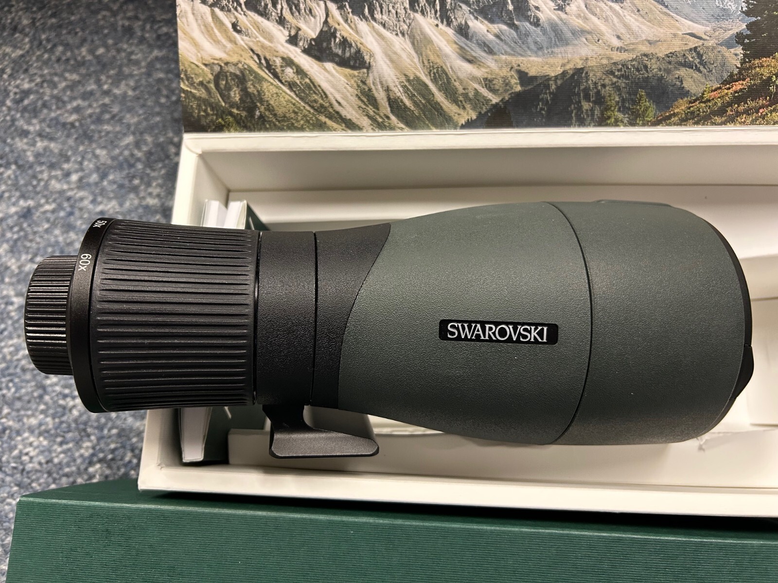 Swarovski STX 85 Straight Spotting Scope with 25-60x Eyepiece – New in Box