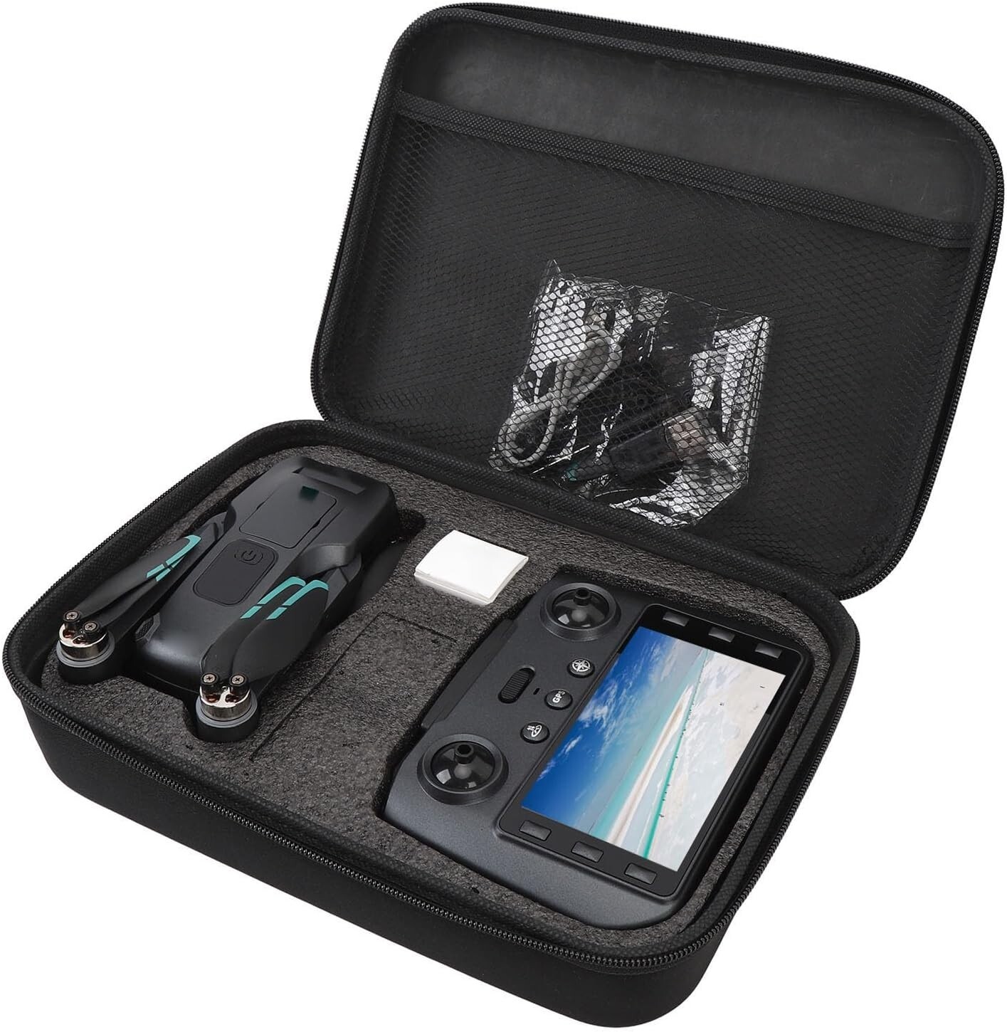 RC Drone Brushless, HD Dual Camera Quadcopter, Obstacle Avoidance LCD Screen Opt