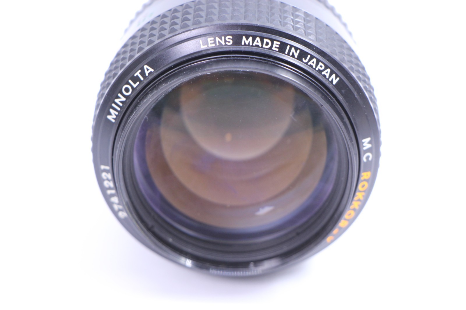Minolta MC Rokkor-x 58mm F1.2 MD Lens Japan Second Model 58/1.2 Free Ship READ!