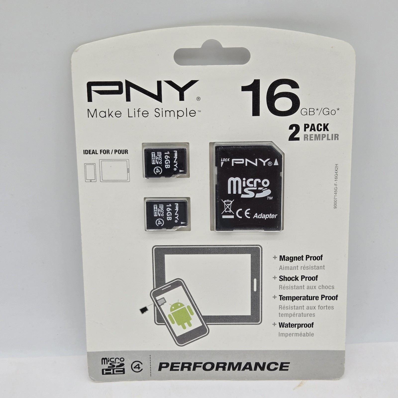 PNY 16 GB 2 Pack Micro SD NEW