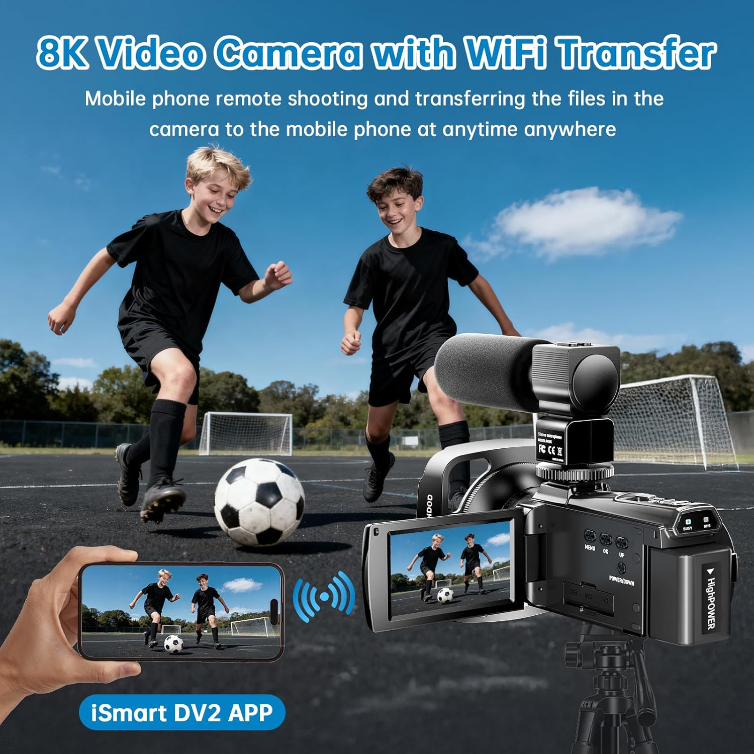 8K Video Camera Camcorder 2025 Latest 88MP Ultra HD Video Cameras Wifi Vlogging