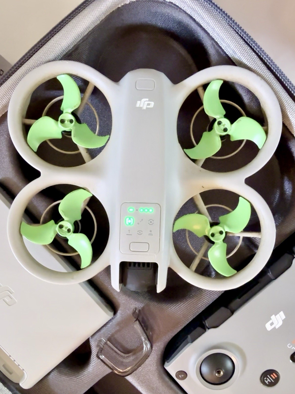 DJI Neo Drone Lot (2) RC-N3 Controller 4 Batteries Charging Hub Case Extras
