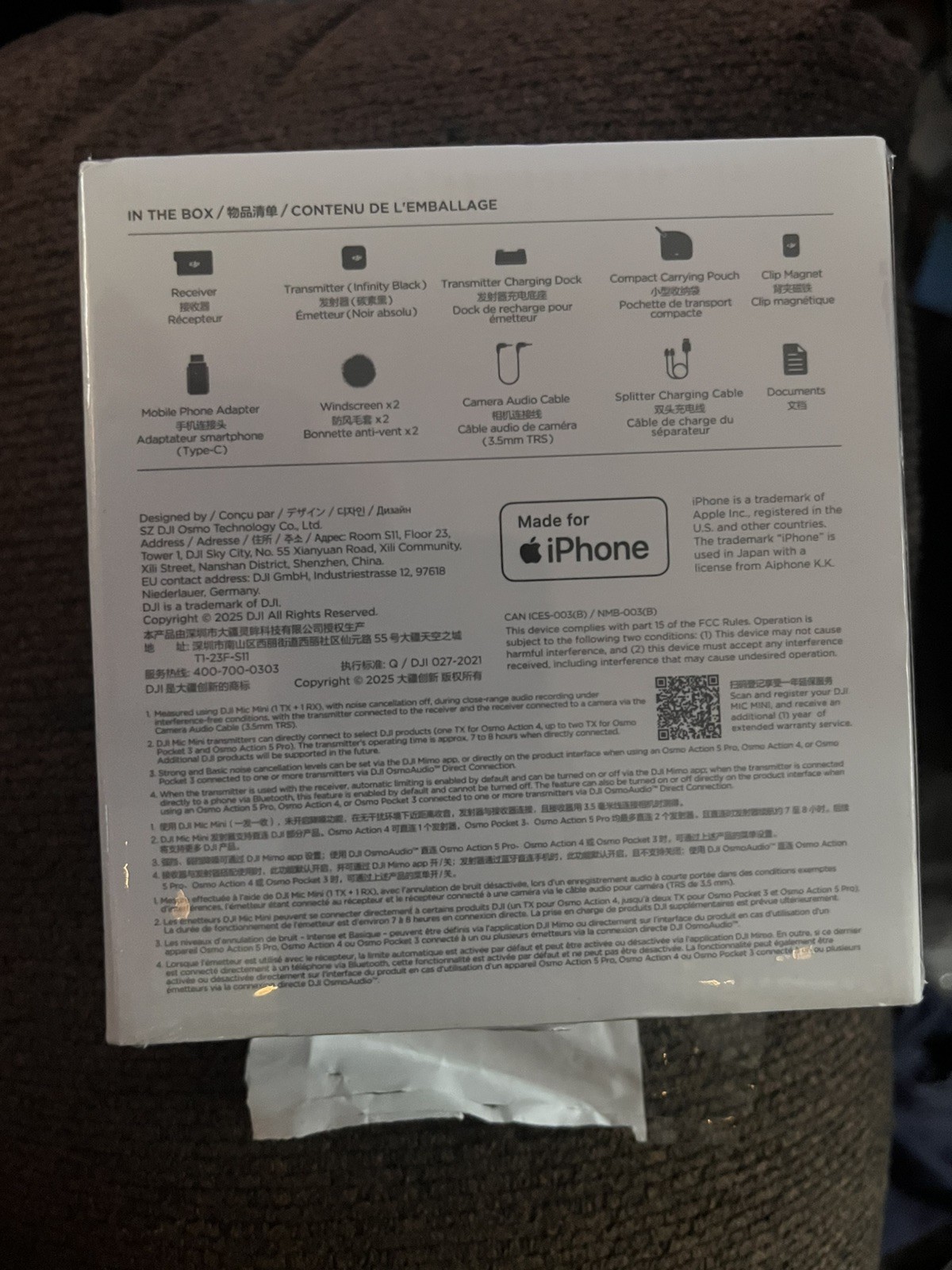 DJI Mic Mini 1 TX + 1 RX, Brand New In Box