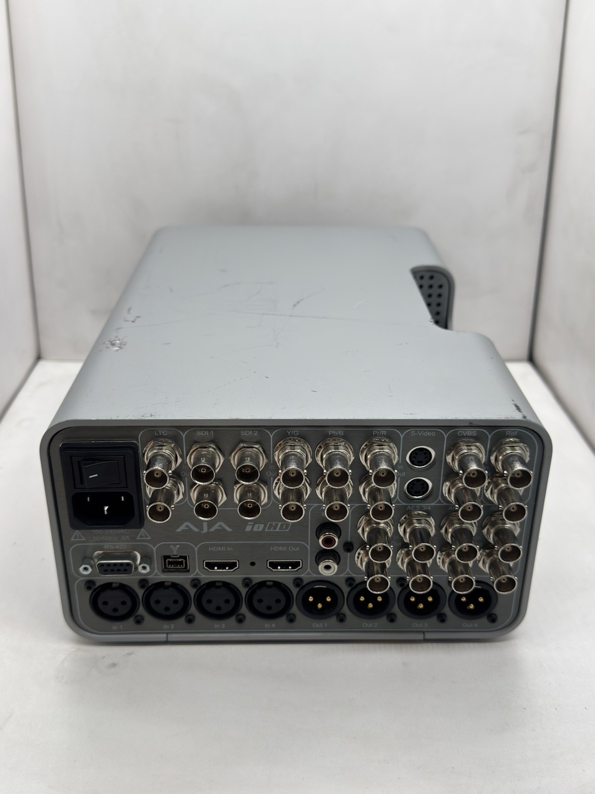 AJA ioHD Firewire Media Converter Analog/Digital Audio/Video Capture Interface