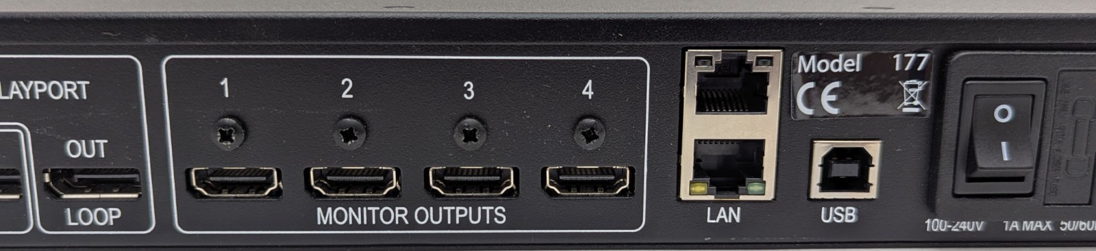 CineMassive FX4 Model 177 4K to Quad HDMI Expander Video Wall Display Controller