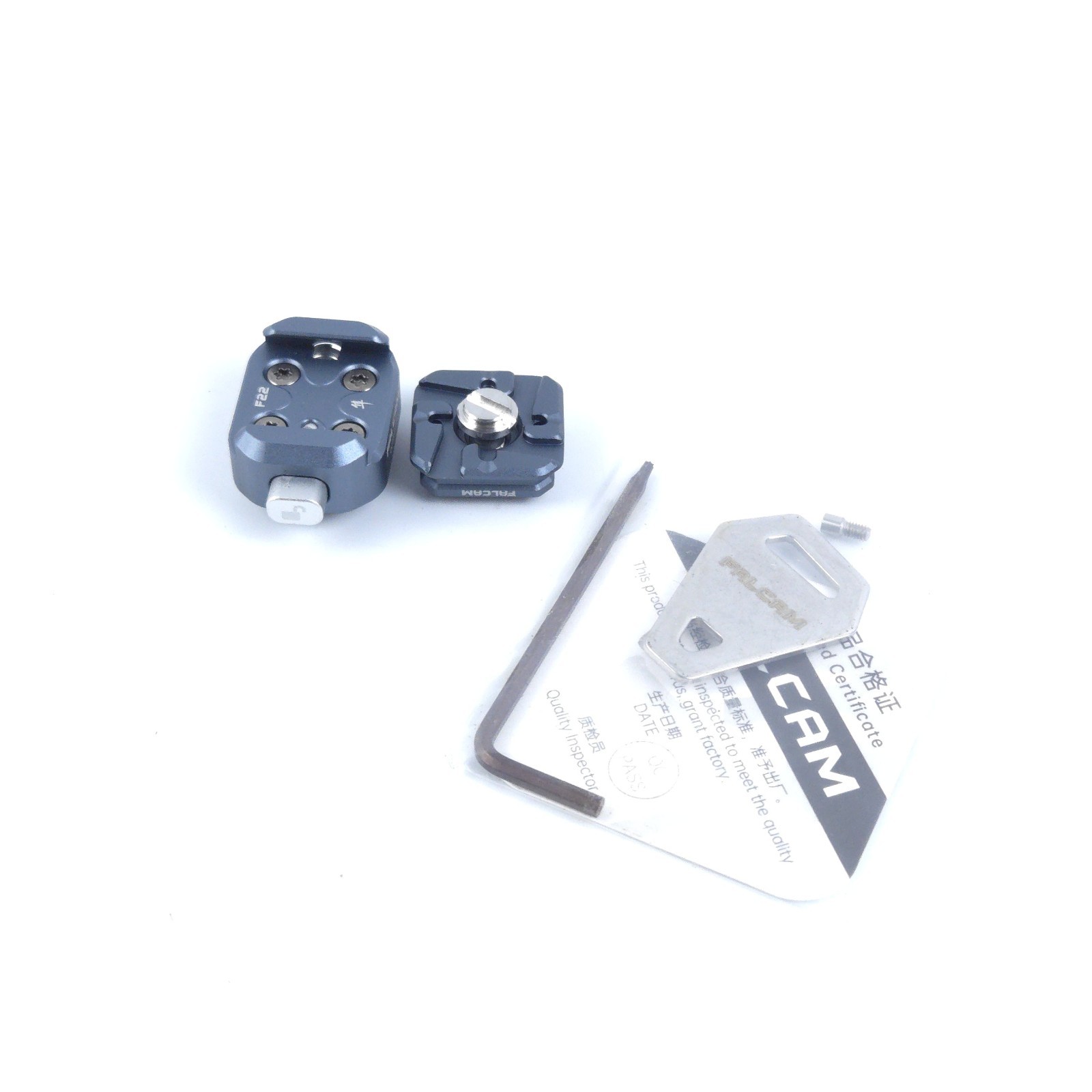 FALCAM F22 Thread adapter kit – Locking, Quick connect, Quick Release – w/ Case