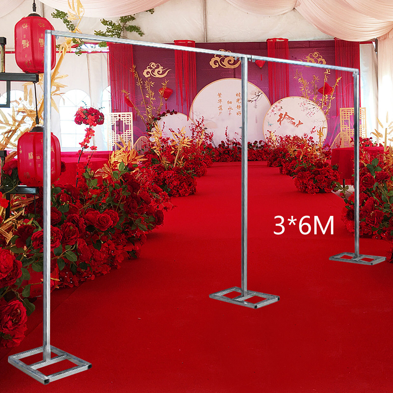 Wedding Backdrop Stand 20x10ft for Wedding Stage Party Backdrop Decoration
