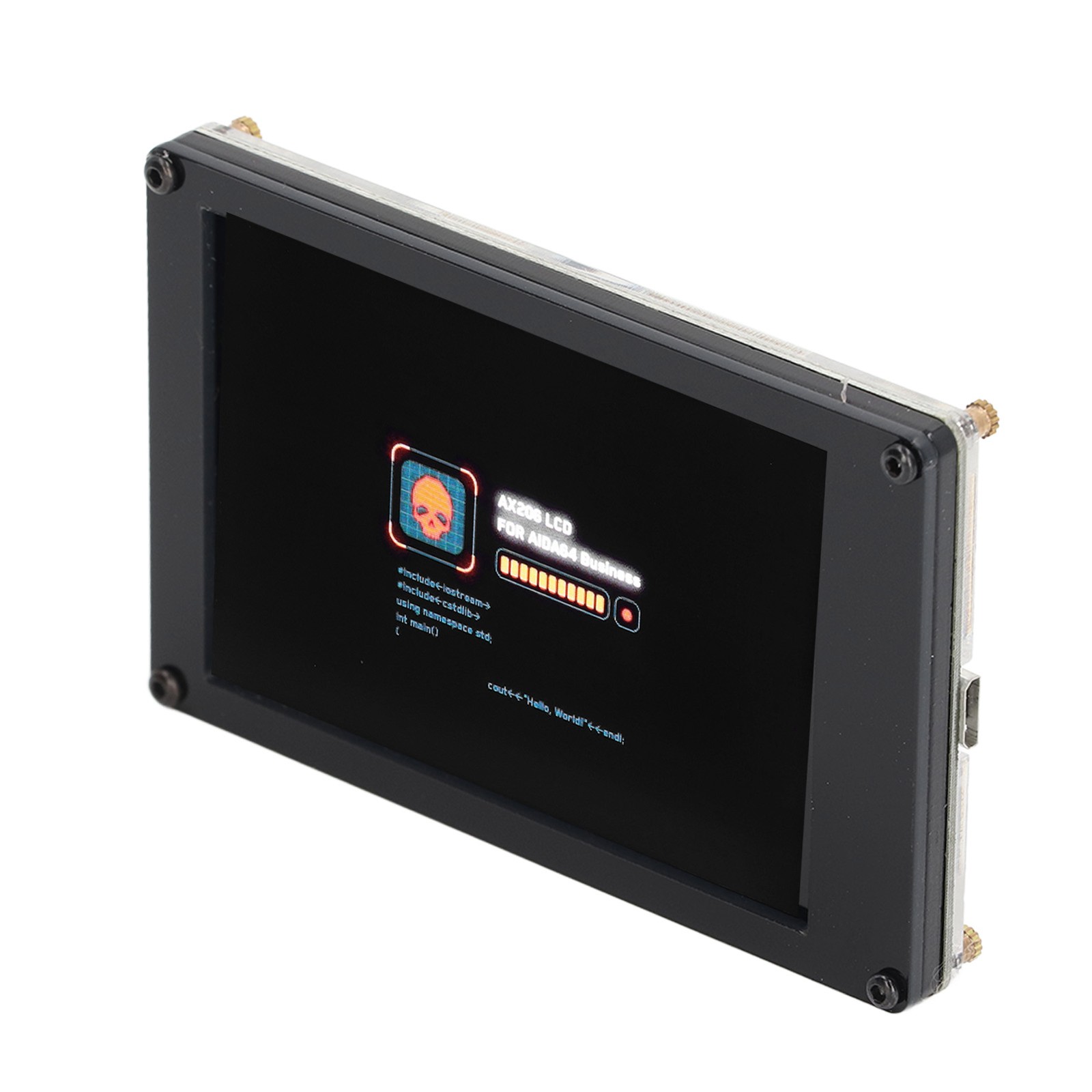 3.5in IPS Monitor Subscreen LCD Display Screen With USB Power Cable Support New