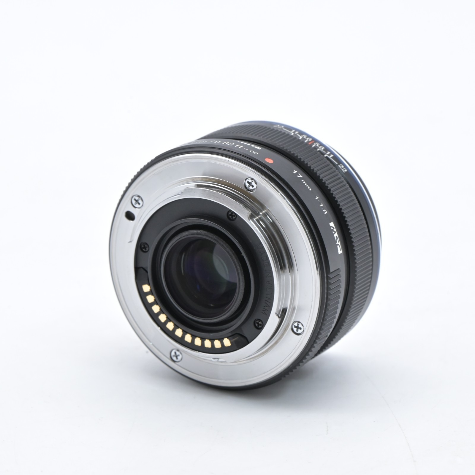 OLYMPUS M.ZUIKO DIGITAL 17mm F/1.8 BLACK for M4/3 [Near Mint] US Stock
