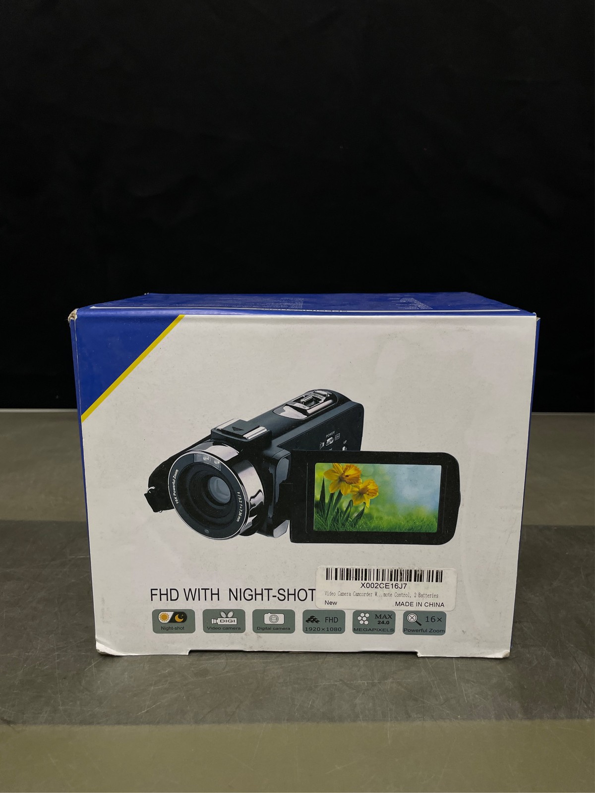Video Camera Camcorder Full HD 1080P 30FPS 24.0 MP IR Night Vision Vlogging Came