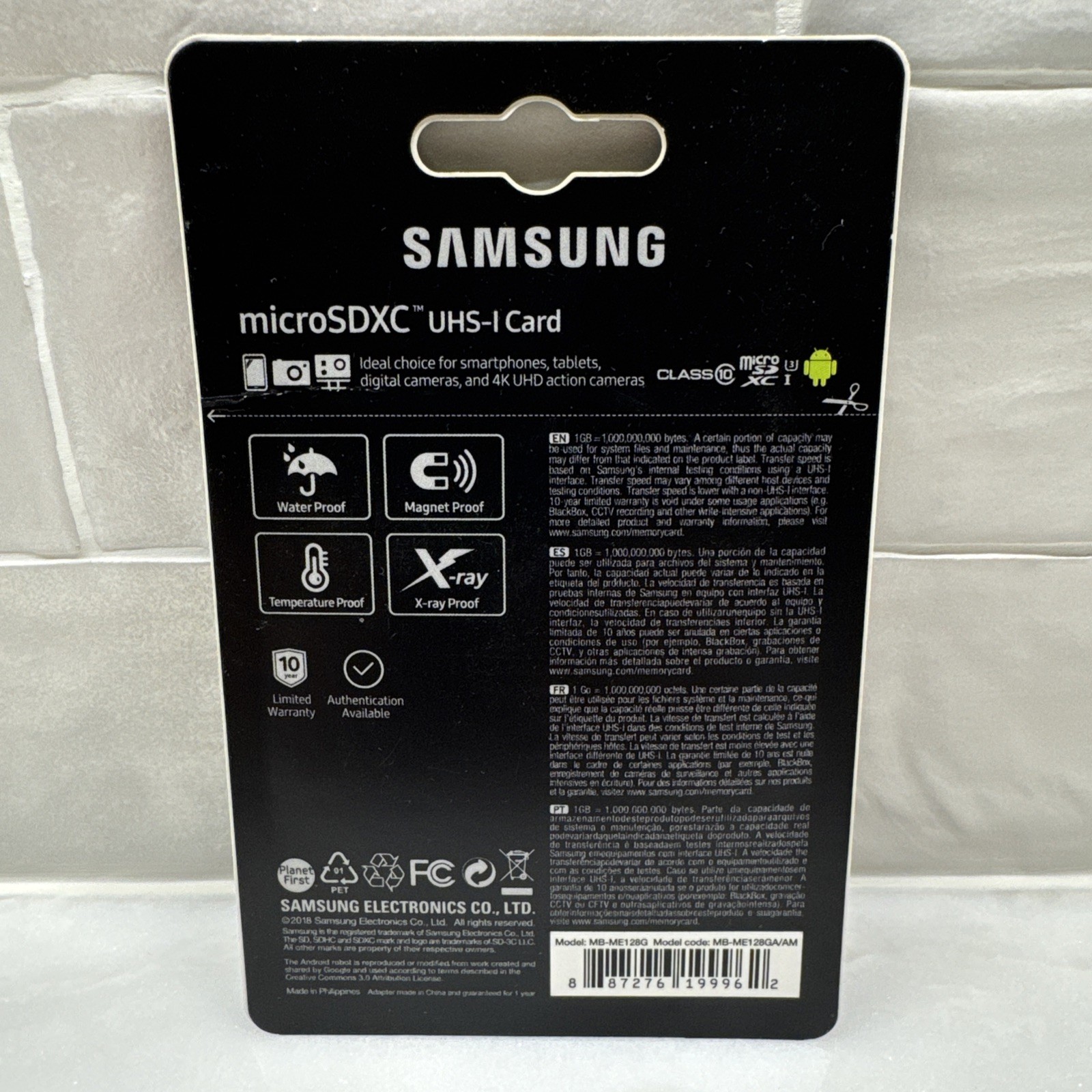 Samsung 128GB Micro EVO select U3 SD card Galaxy S10 plus S10e S9 S9+ note 9 J8