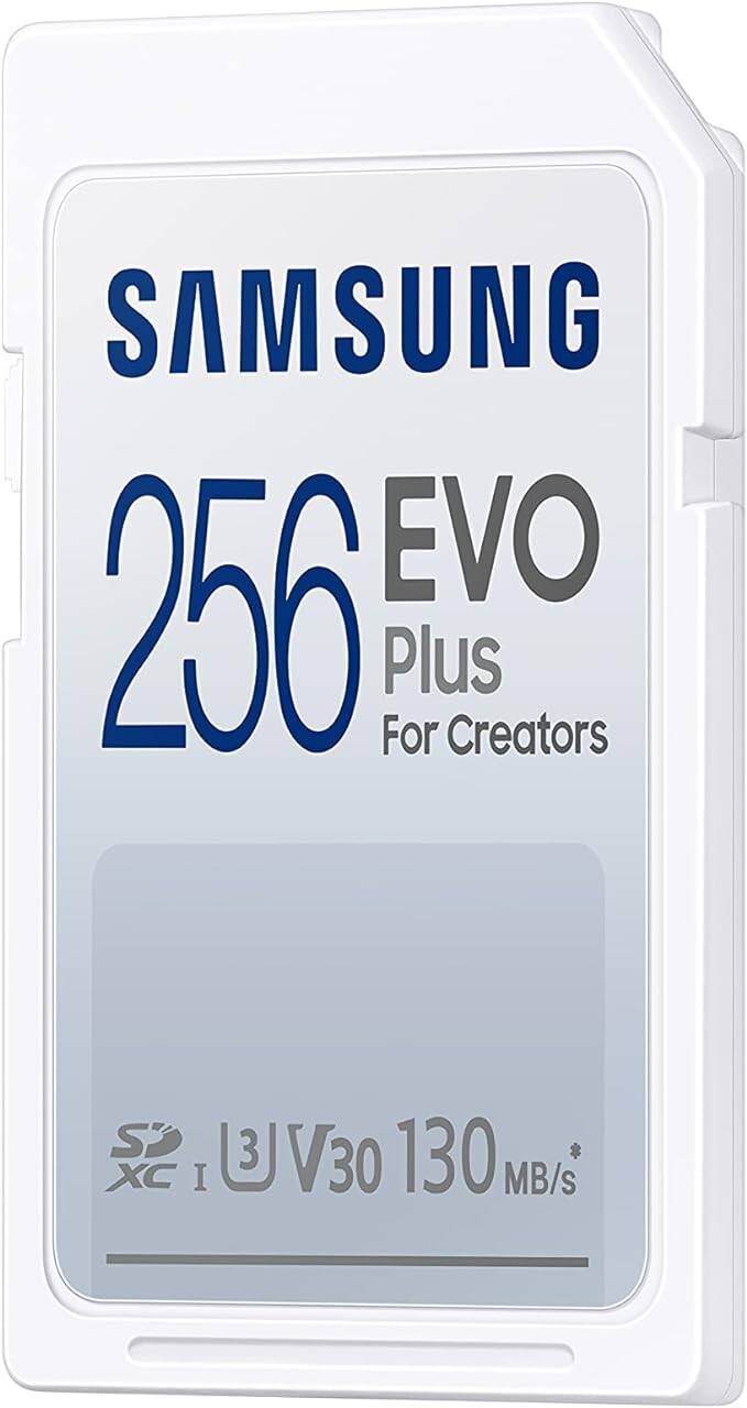 Samsung EVO Plus (2021) 256GB SDXC UHS-I Memory Card
