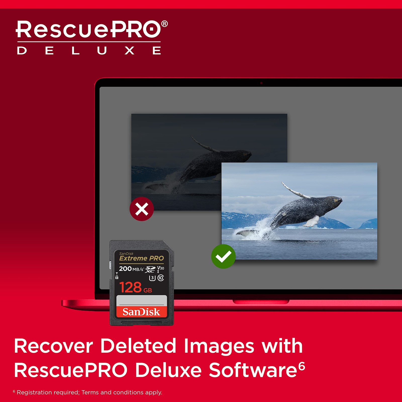 SanDisk Extreme PRO 128GB UHS-I U3 SDXC 200MB/s 4K Memory Card SDSDXXD-128G
