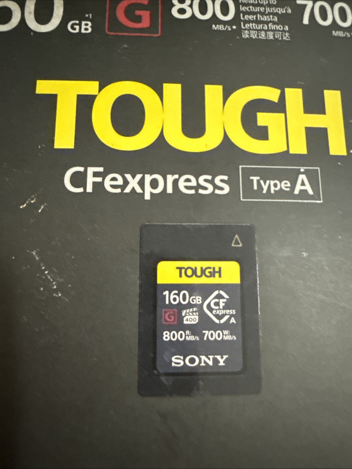 Sony TOUGH CFexpress Type A 160GB Memory Card Used