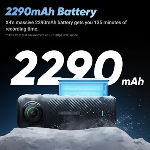 X4 Get-Set Bundle – 8K Waterproof 360 Action Get-Set Bundle -No Micro SD Card
