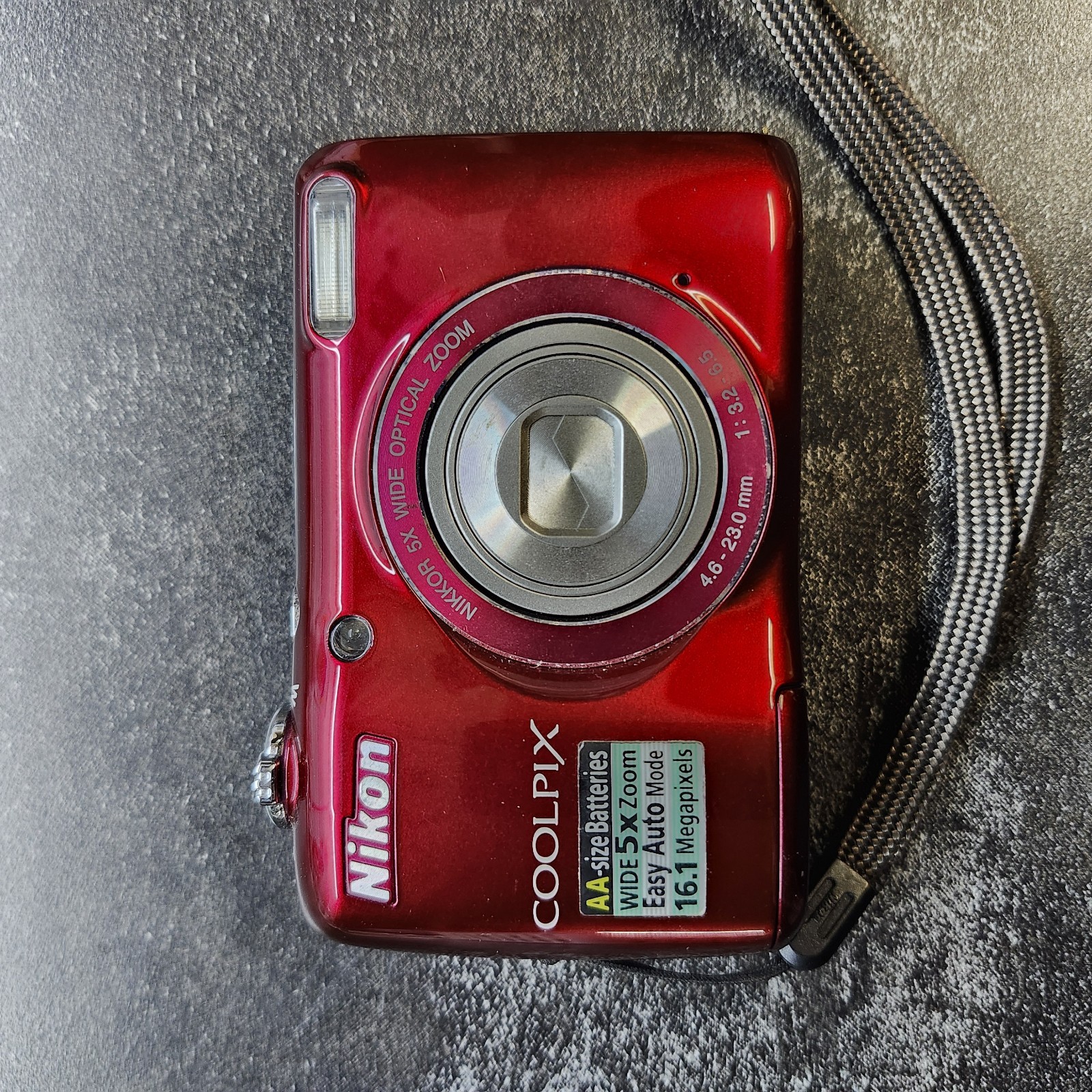 Nikon CoolPix L26 16.1MP Digital Point & Shoot Camera Tested Works Nice