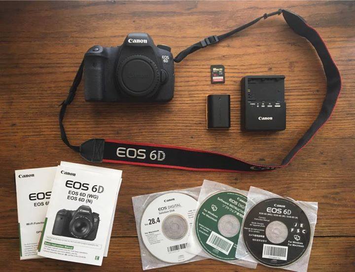 Canon EOS 6D 20.2MP Digital SLR Camera – Black (Body + Accessories) (8035B002)