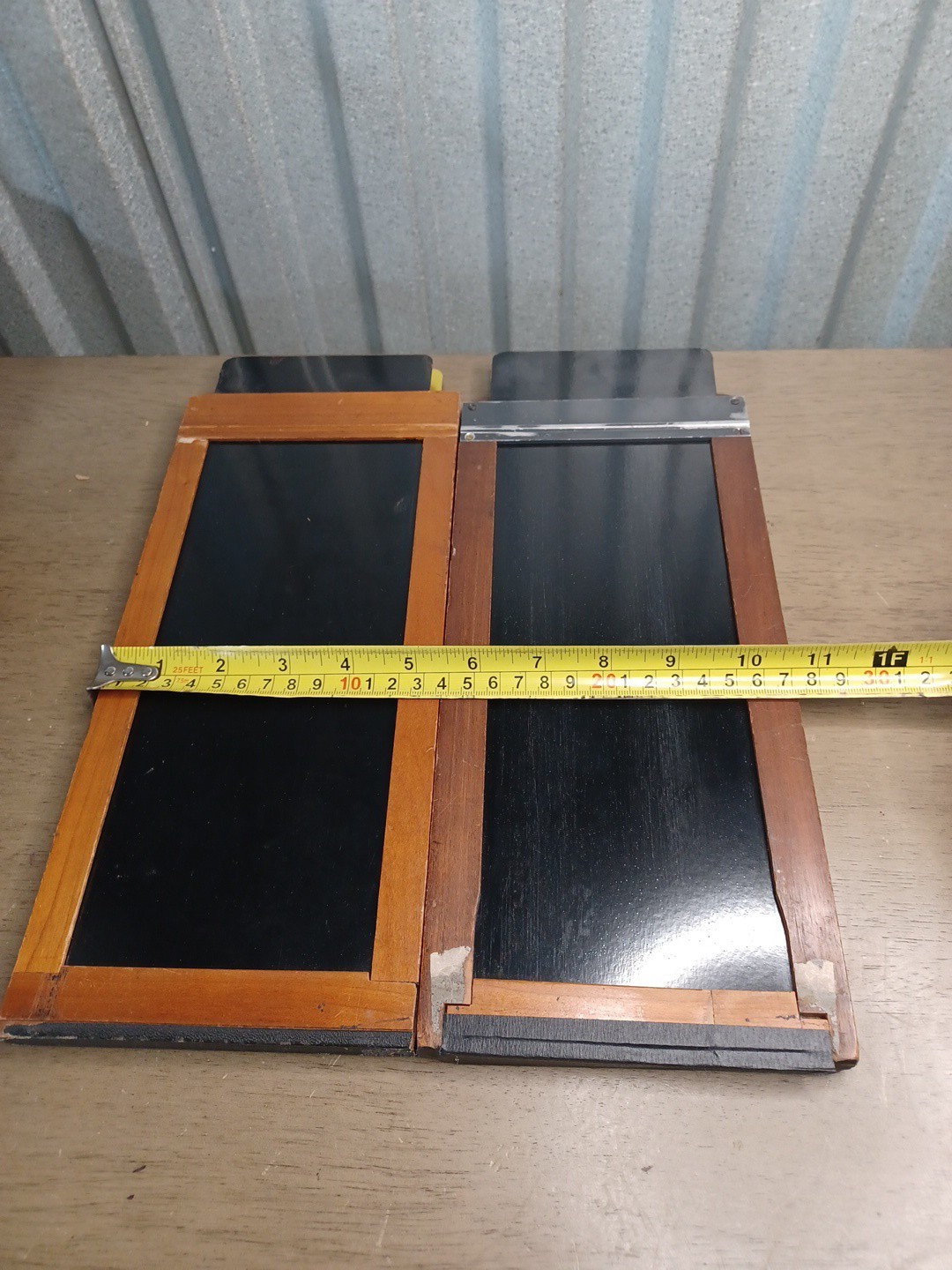 2x 4×10 Wooden Large Format Film Holders [8×10] Splitted Graphlex. See & Read