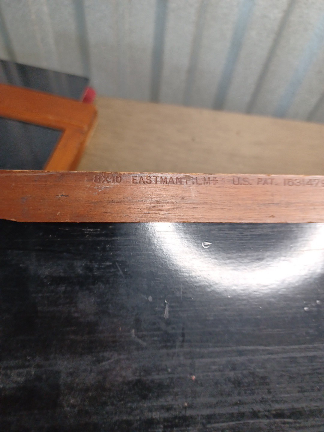 2x 4×10 Wooden Large Format Film Holders [8×10] Splitted Graphlex. See & Read