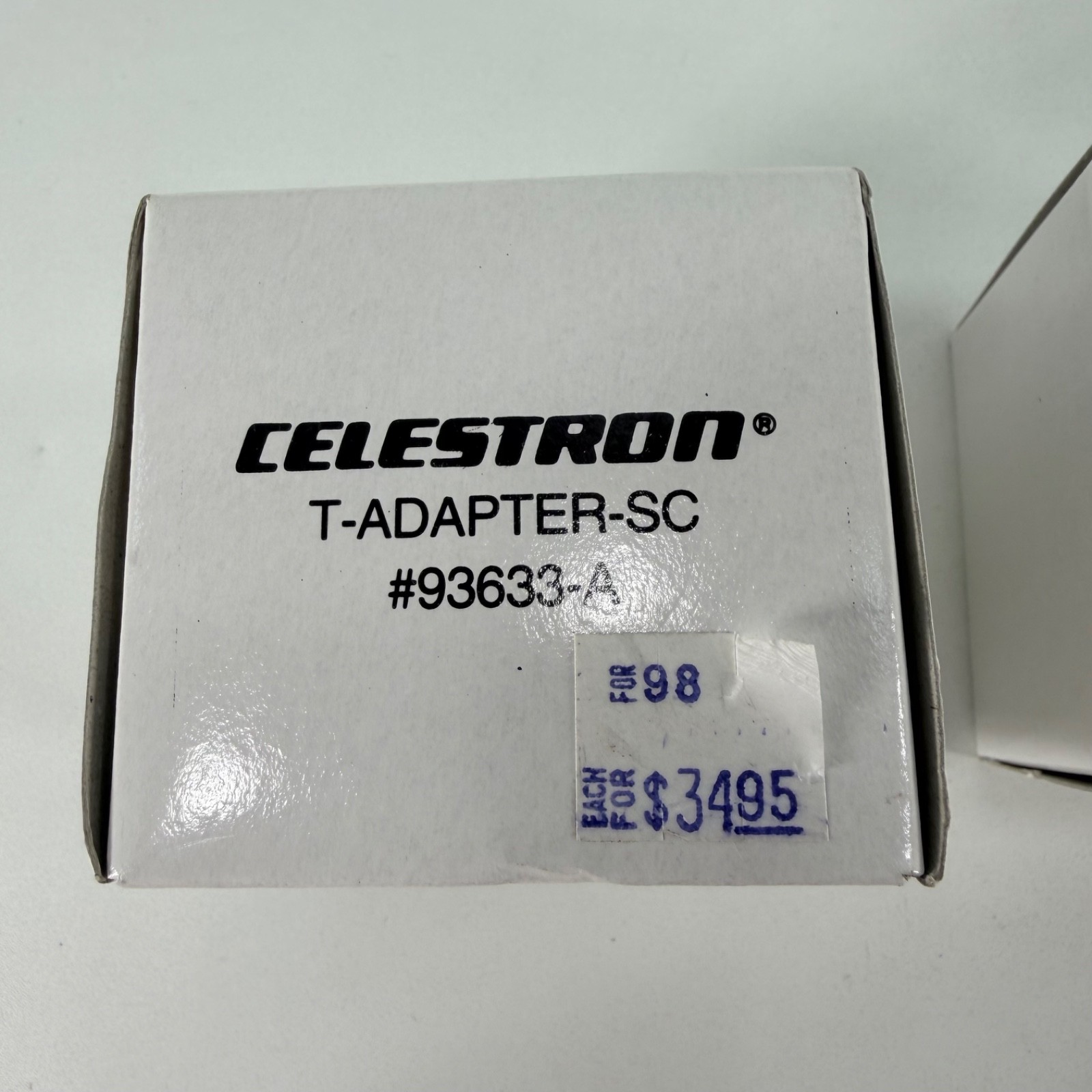 Celestron T-Adapter SC #93633-A (Made in Taiwan) – Brand New Open Box!