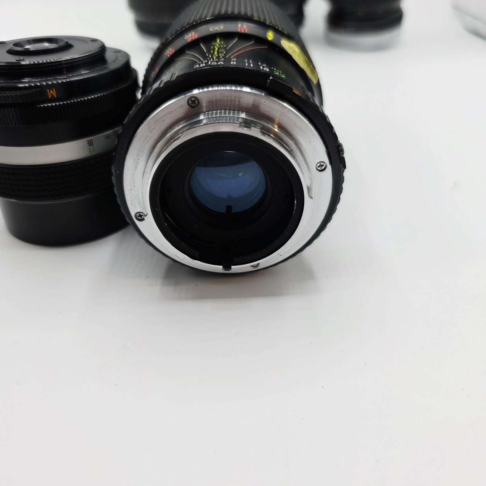 Lot of 6 Assorted Mount Focal Zoom/Telephoto Camera Lenses Bunch Kiron P/R Mc