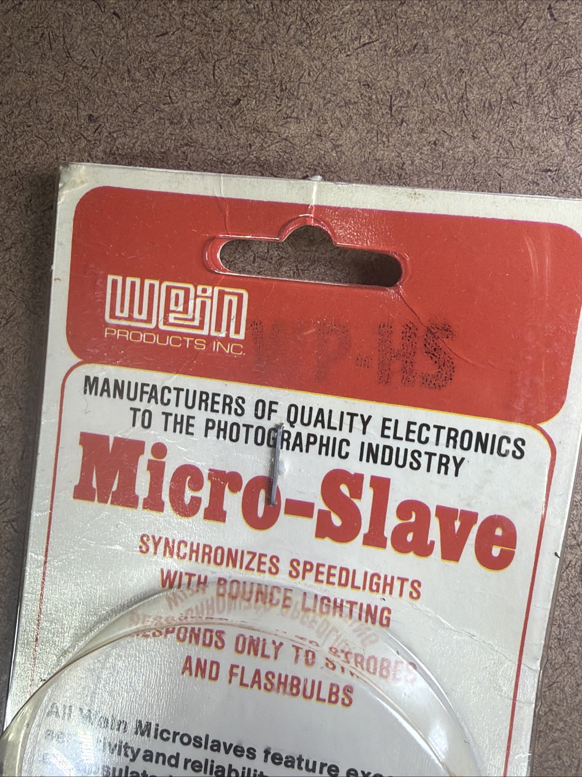 Vintage Wein Products Micro-Slave WP-HS Hot Shoe Photograph NEW NOS RARE WOW!