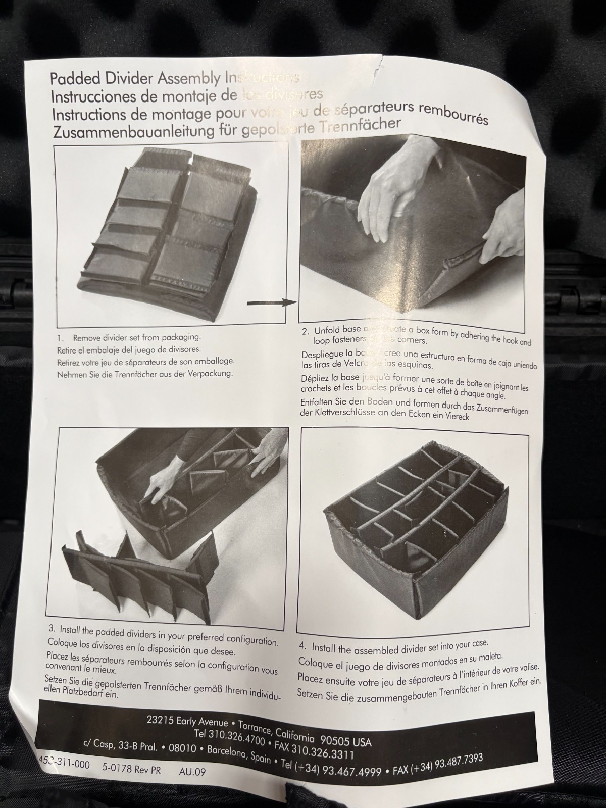 Pelican 1550 W/ PADDED DIVIDERS! | 20.66 x 17.2 x 8.4 in | iM2450 Equiv