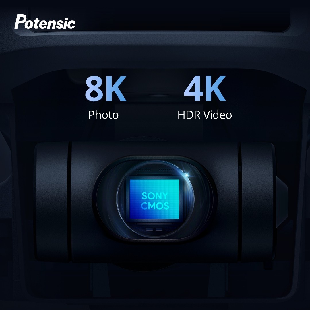 Used Potensic ATOM 2 Drone 3-Axis Gimbal 4K Camera GPS Quadcopter Costco Edition