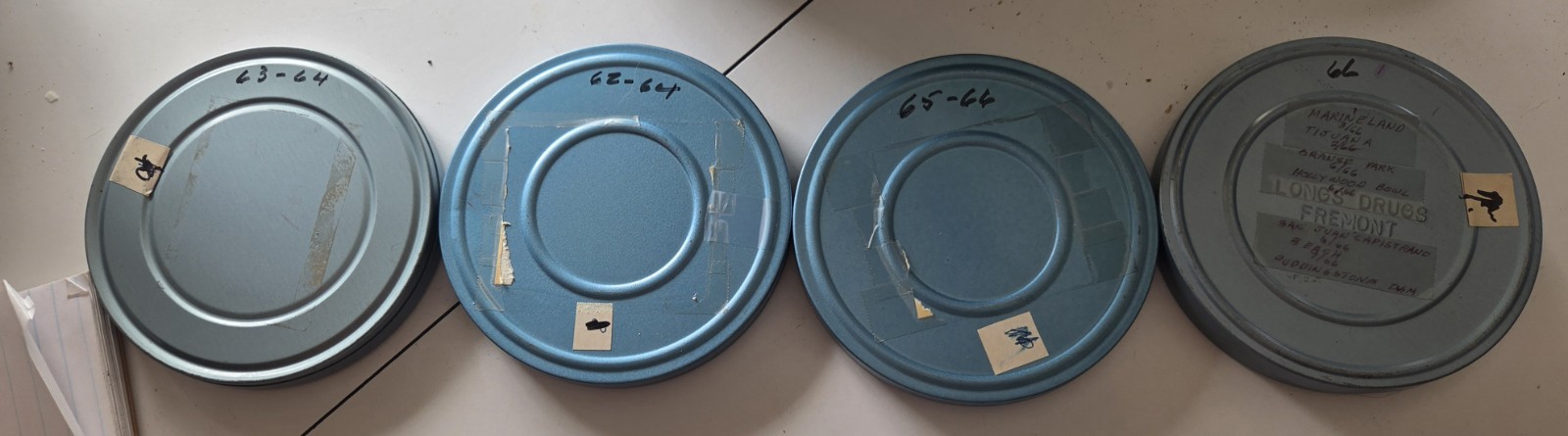 Lot 12,8MM Film Reels,Case, 11 Vintage Home Movies,1950s,1960’s One Empty Reel