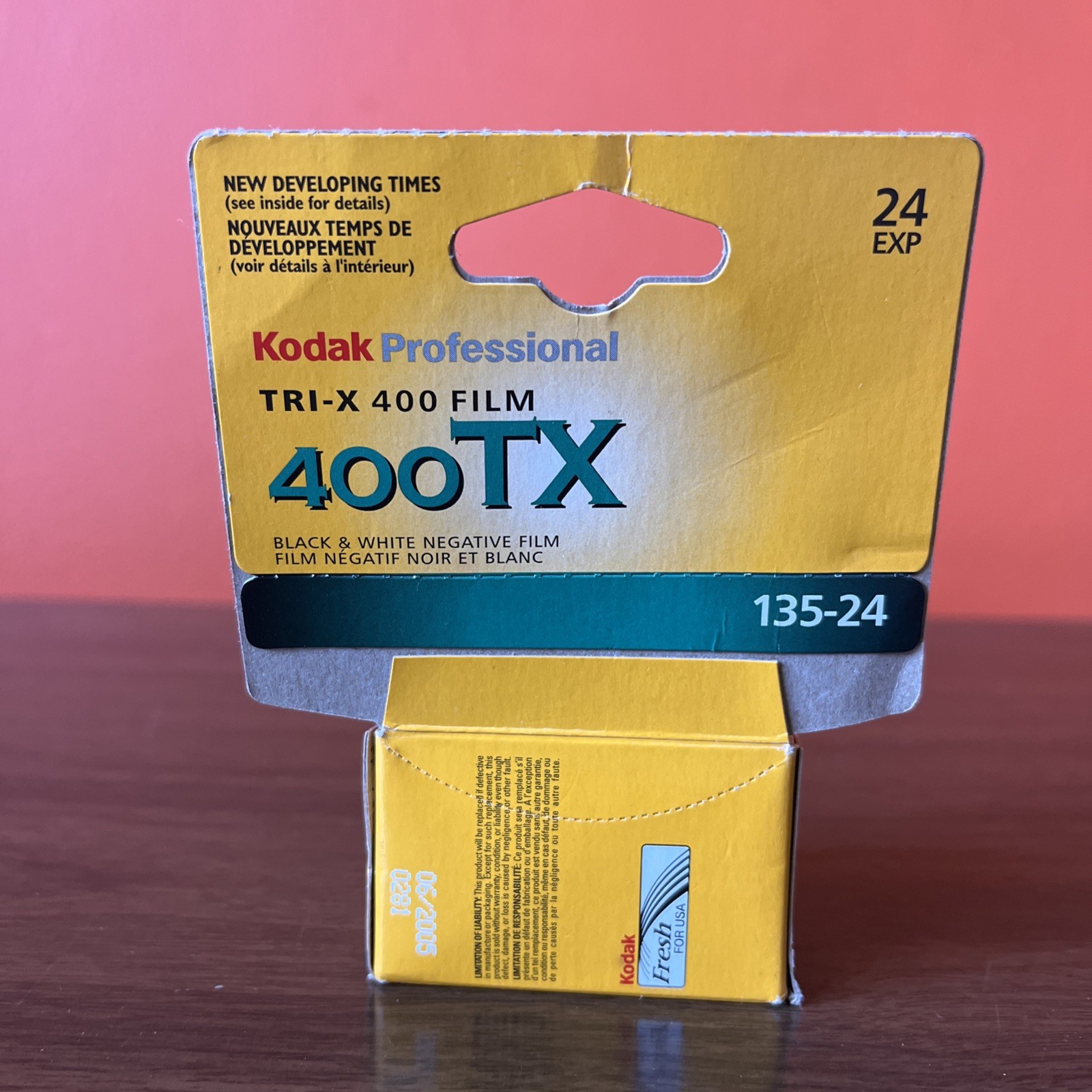 Kodak 400TX Black & White Film, 24 Exp – 35mm EXPIRED 2005