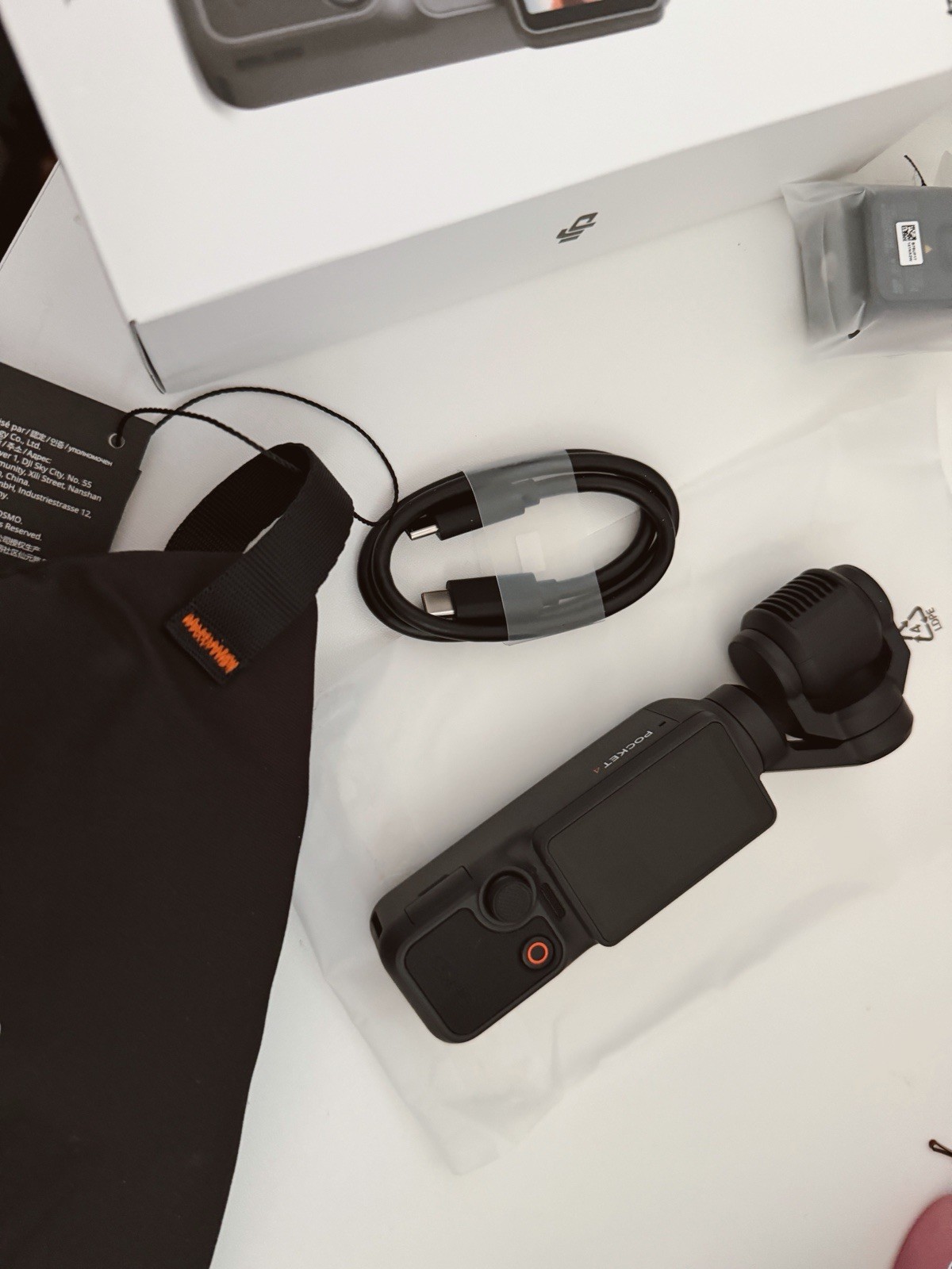 DJI Osmo Pocket 4 Essential Combo Handheld 3-Axis Gimbal Camera Stabilizer