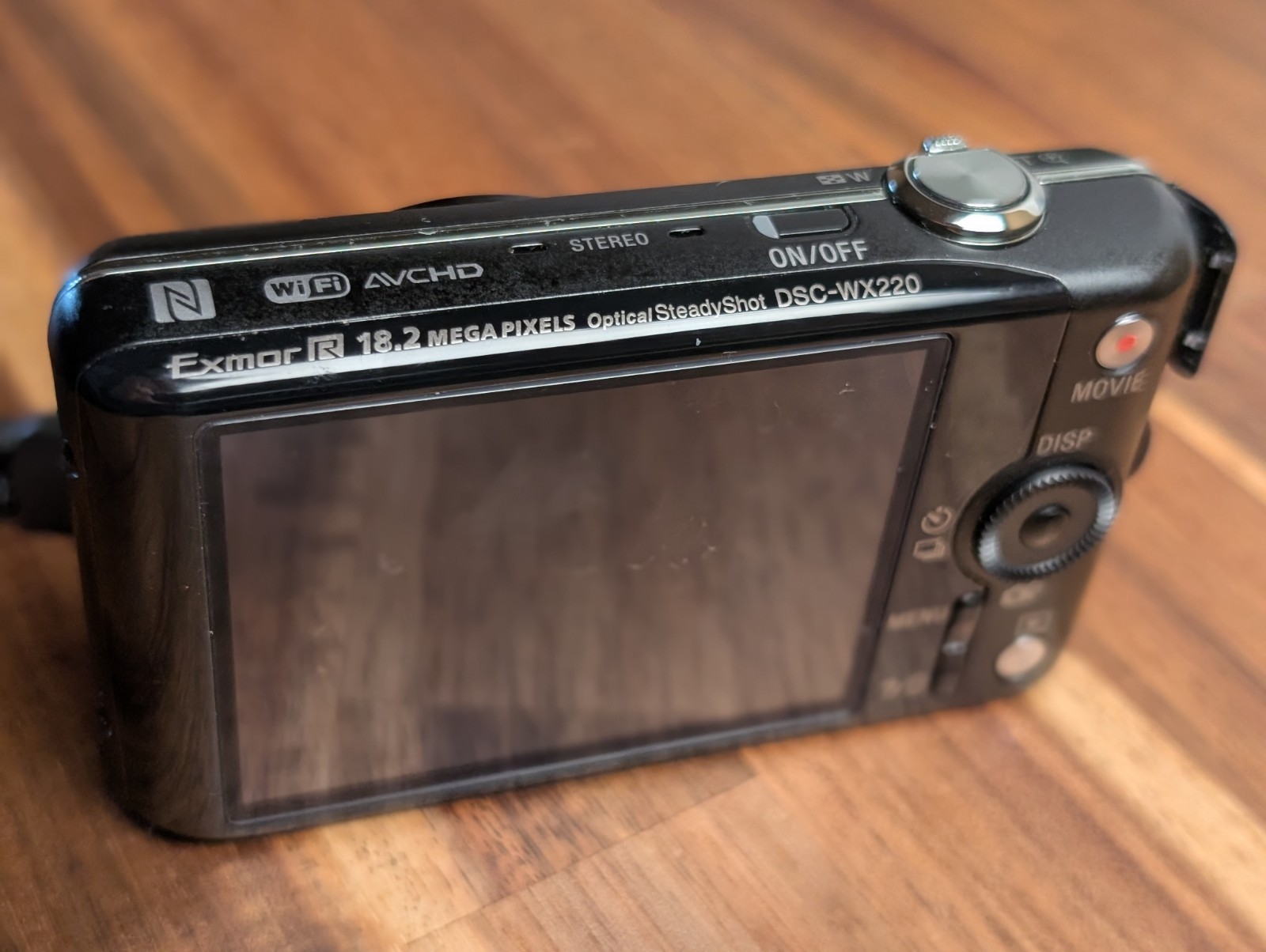 LCD has dark spot SONY Cybershot DSC-WX220 18.2MP 10x Digital Camera English ok