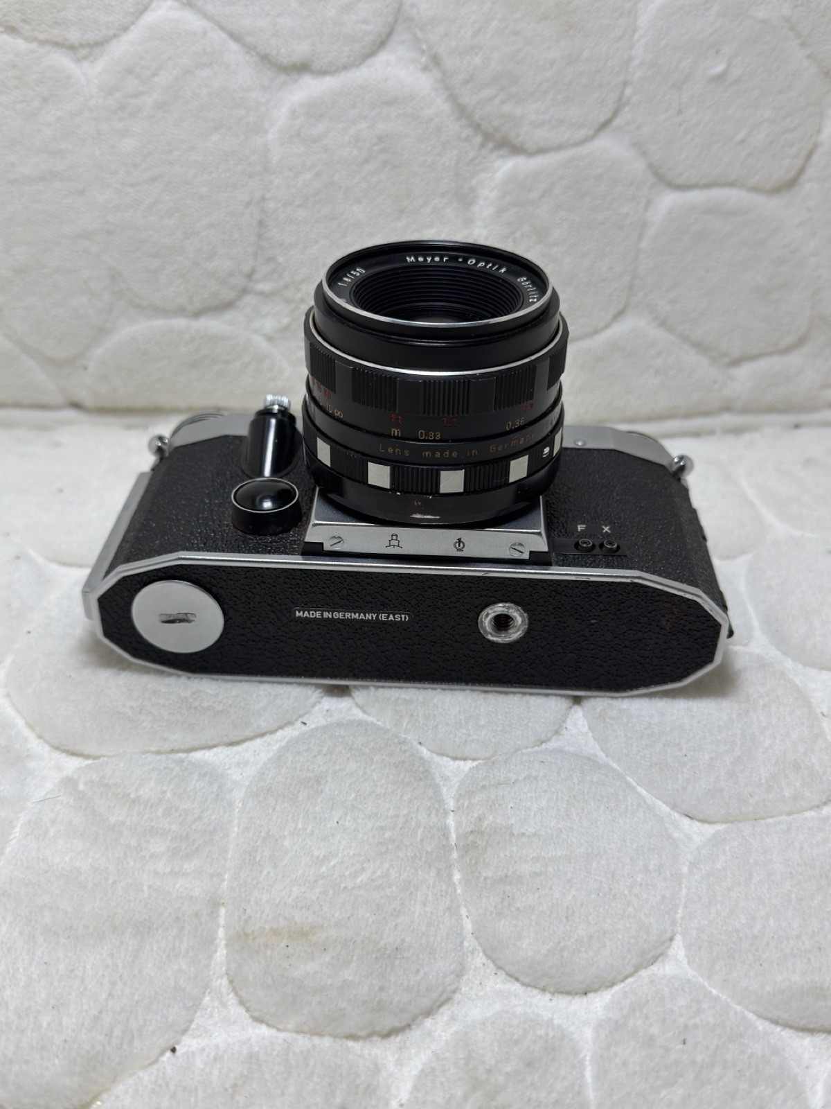 HANIMEX PRAKTICA super TL Vintage SLR Camera Meyer-Optik Lens & Leather Case