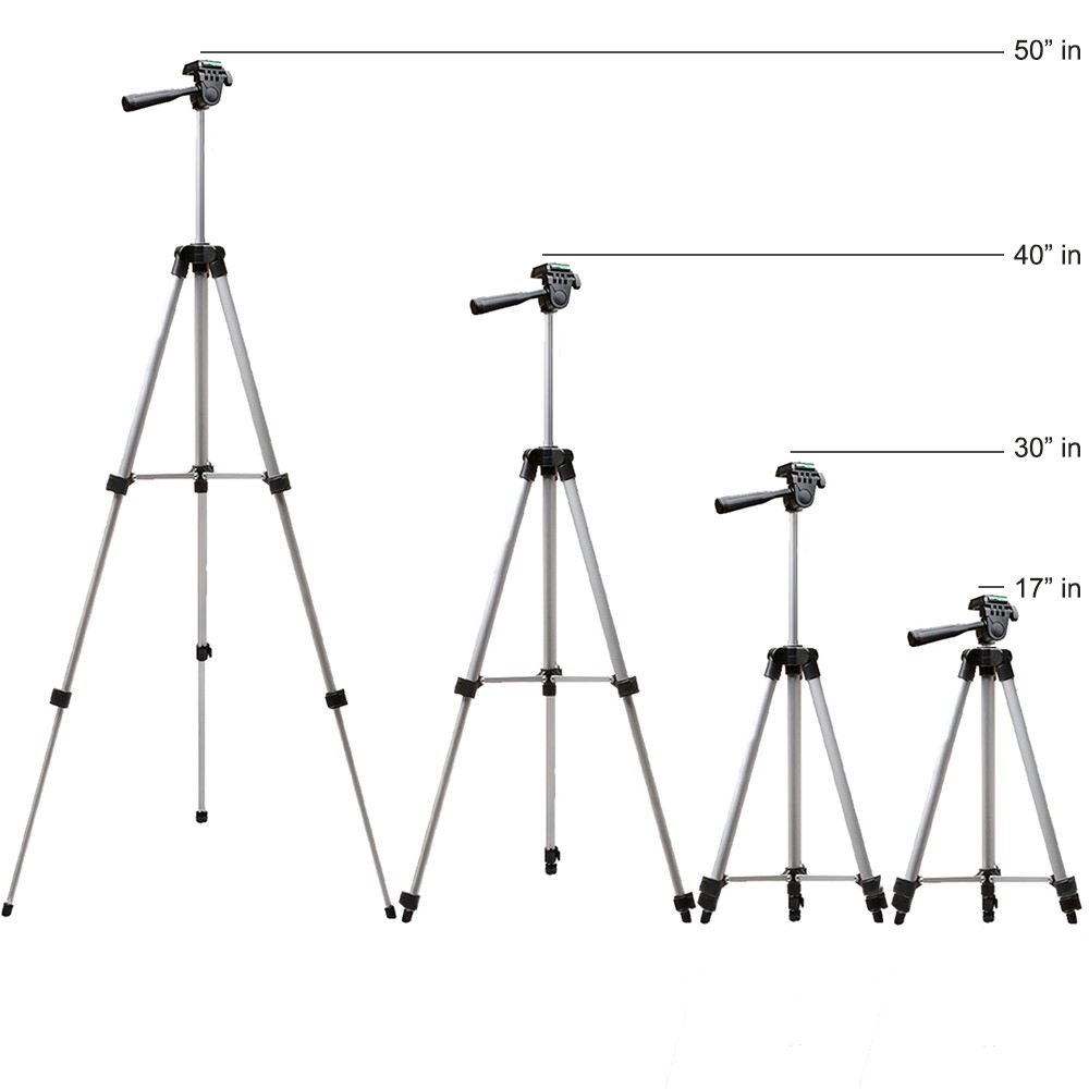 50″ Professional Camera Tripod Stand For All Canon Nikon Sony DSLR Cameras