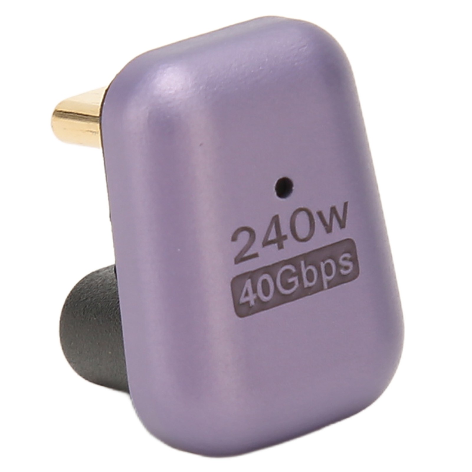 Type C Female-Male Adapter 40Gbps 240W U Shaped 8K Supported 180 Degree USB C