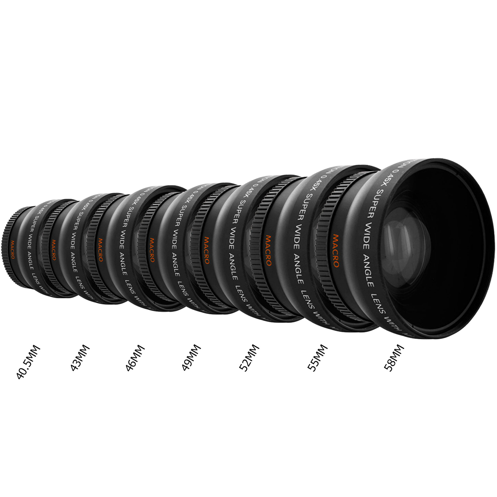 Vivitar HD Multi-Coated Auto Focus .43x Professional Wide Angle Lens with Macro