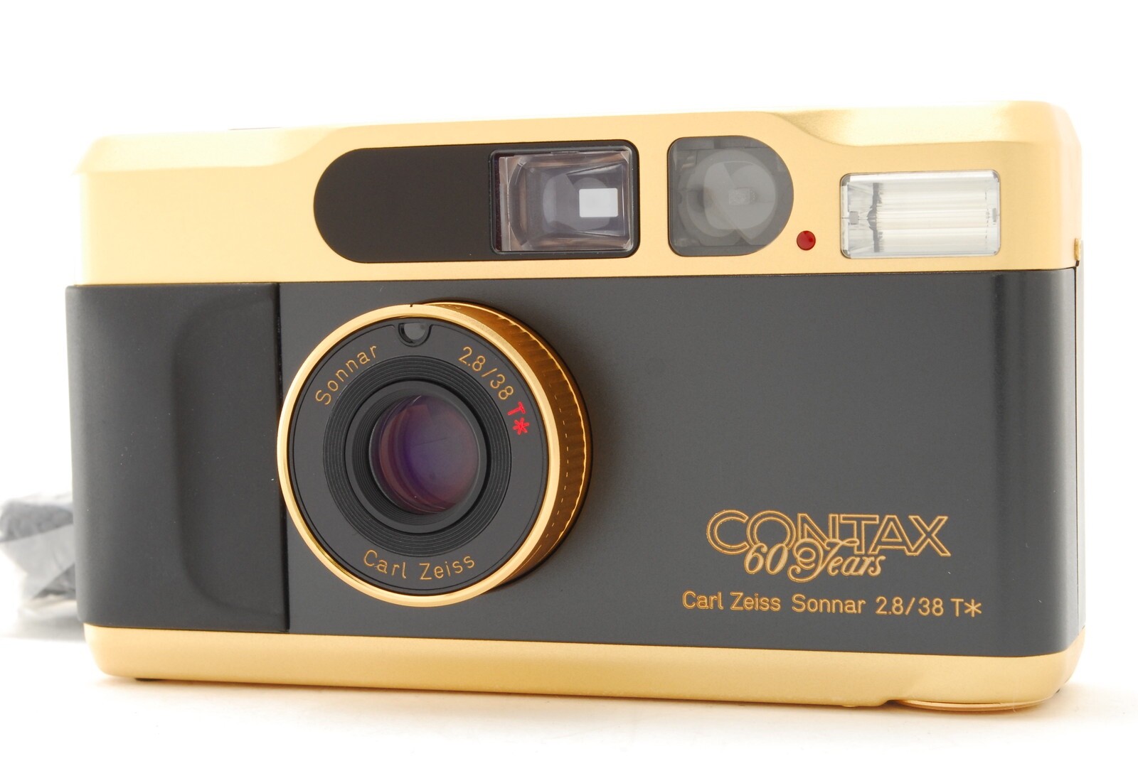 【UNUSED BOX CASE】CONTAX T2 GOLD 60th 60 Years Limited Edition Camera From Japan