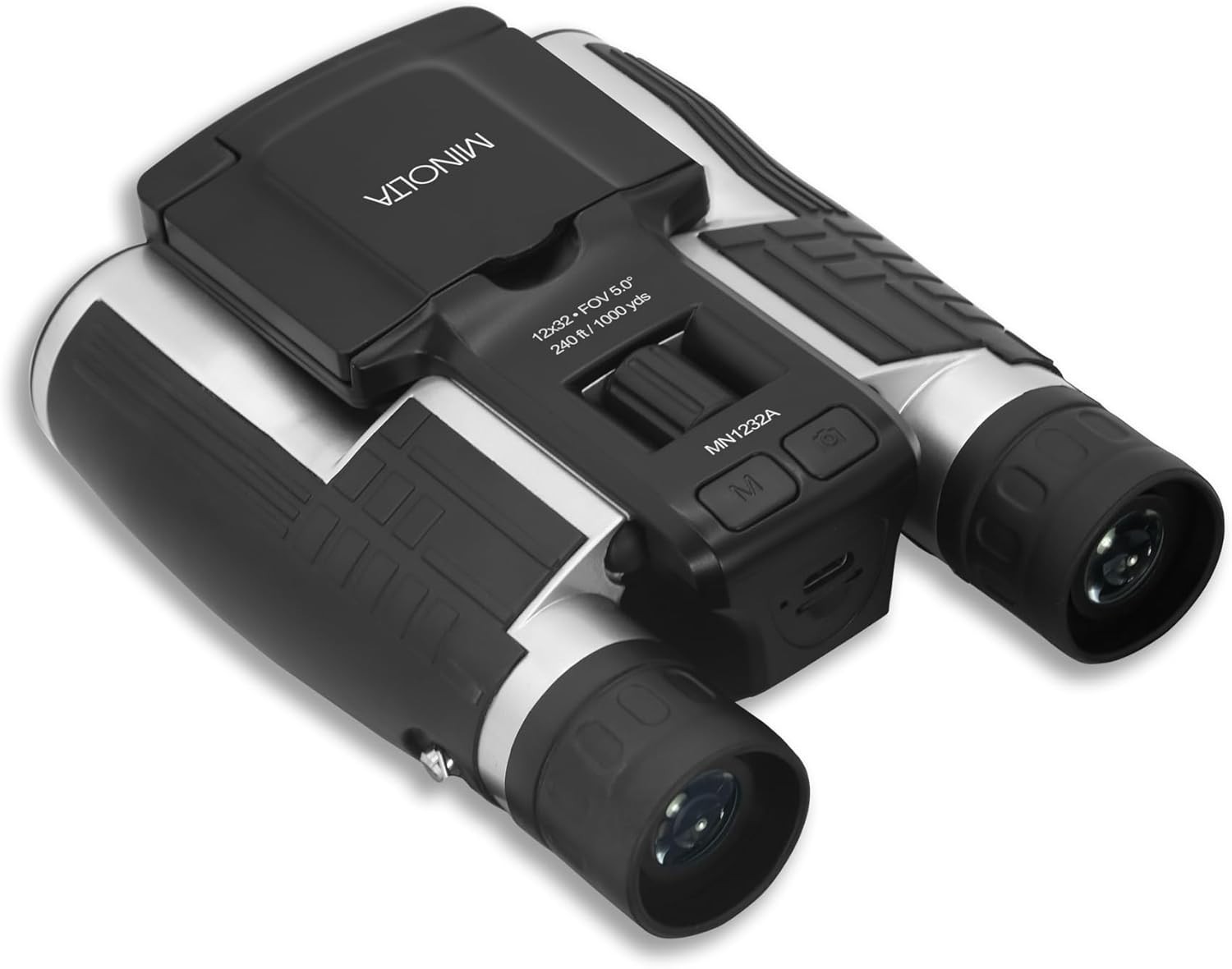 MINOLTA® MN1232A 12×32 Digital Binoculars w/4K UHD Camera