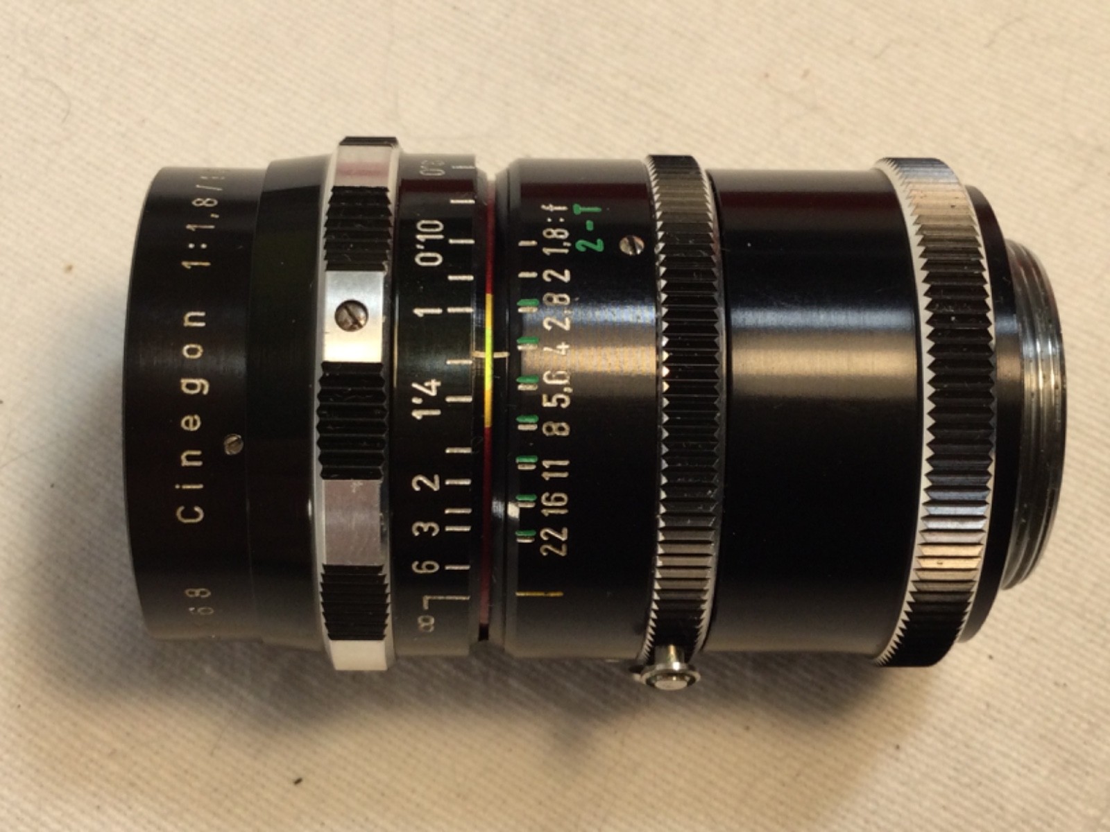 Schneider Kreuznach Cinegon 1:1.8 10mm C-mount wide angle lens