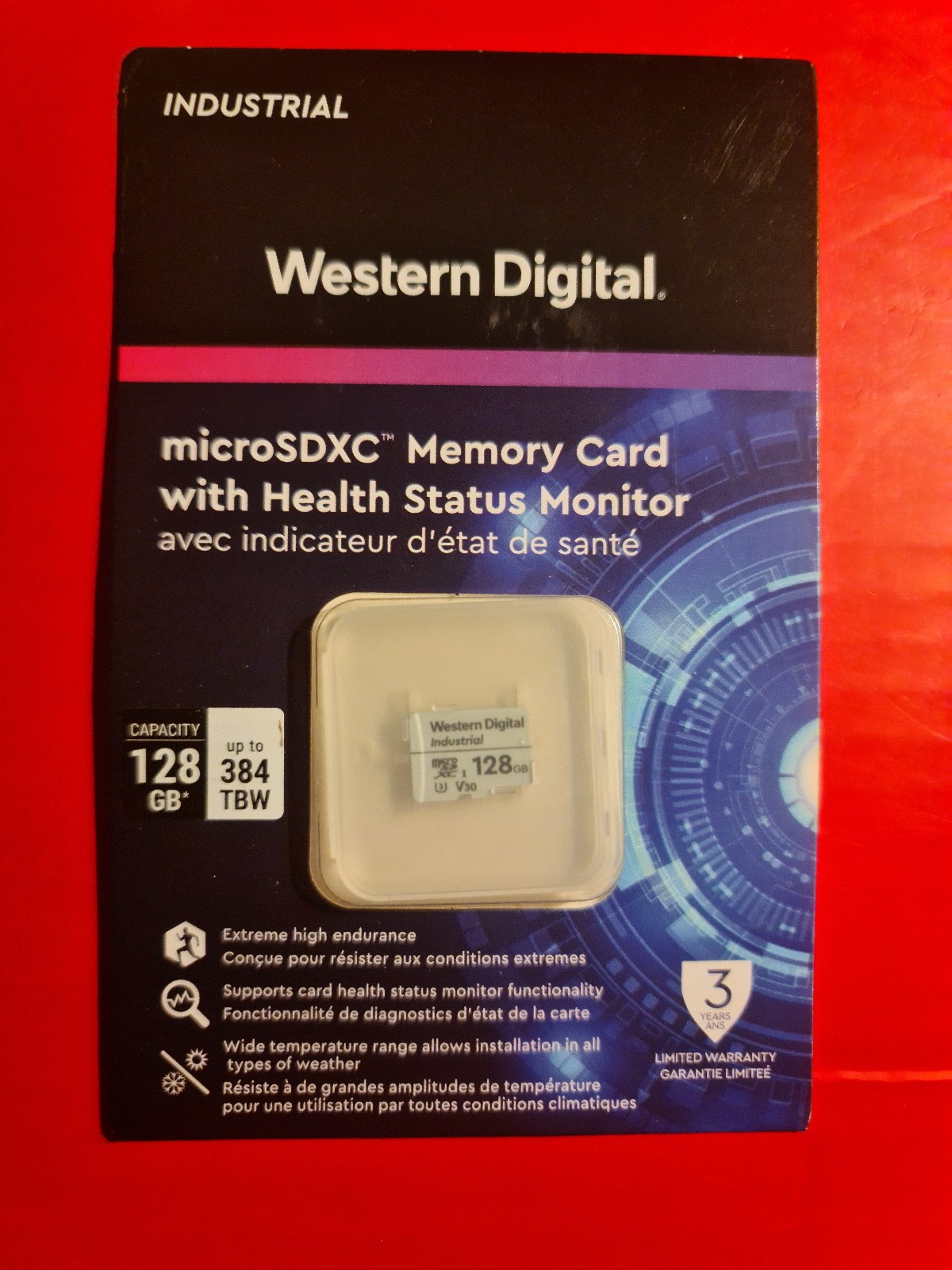 Western Digital Industrial microSD Card – 128GB